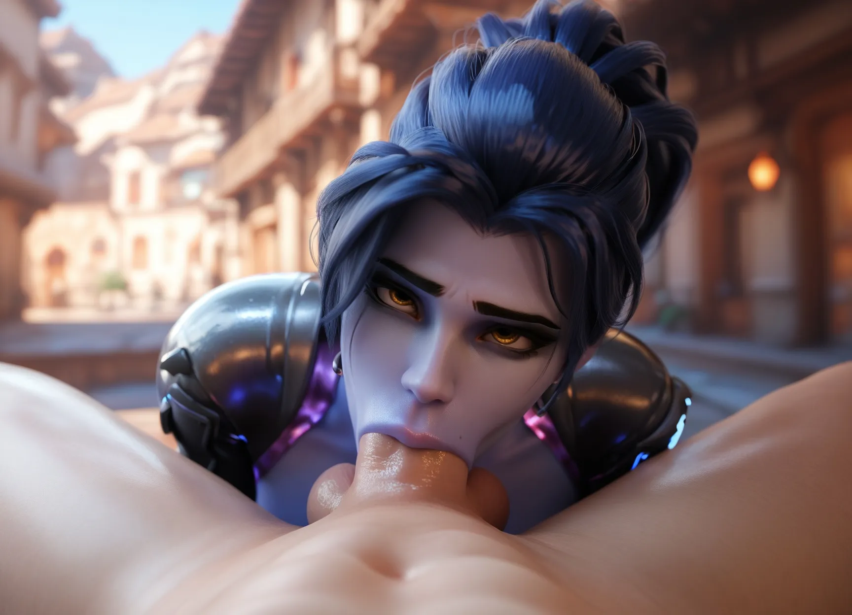 3D Sex Render Overwatch style latex